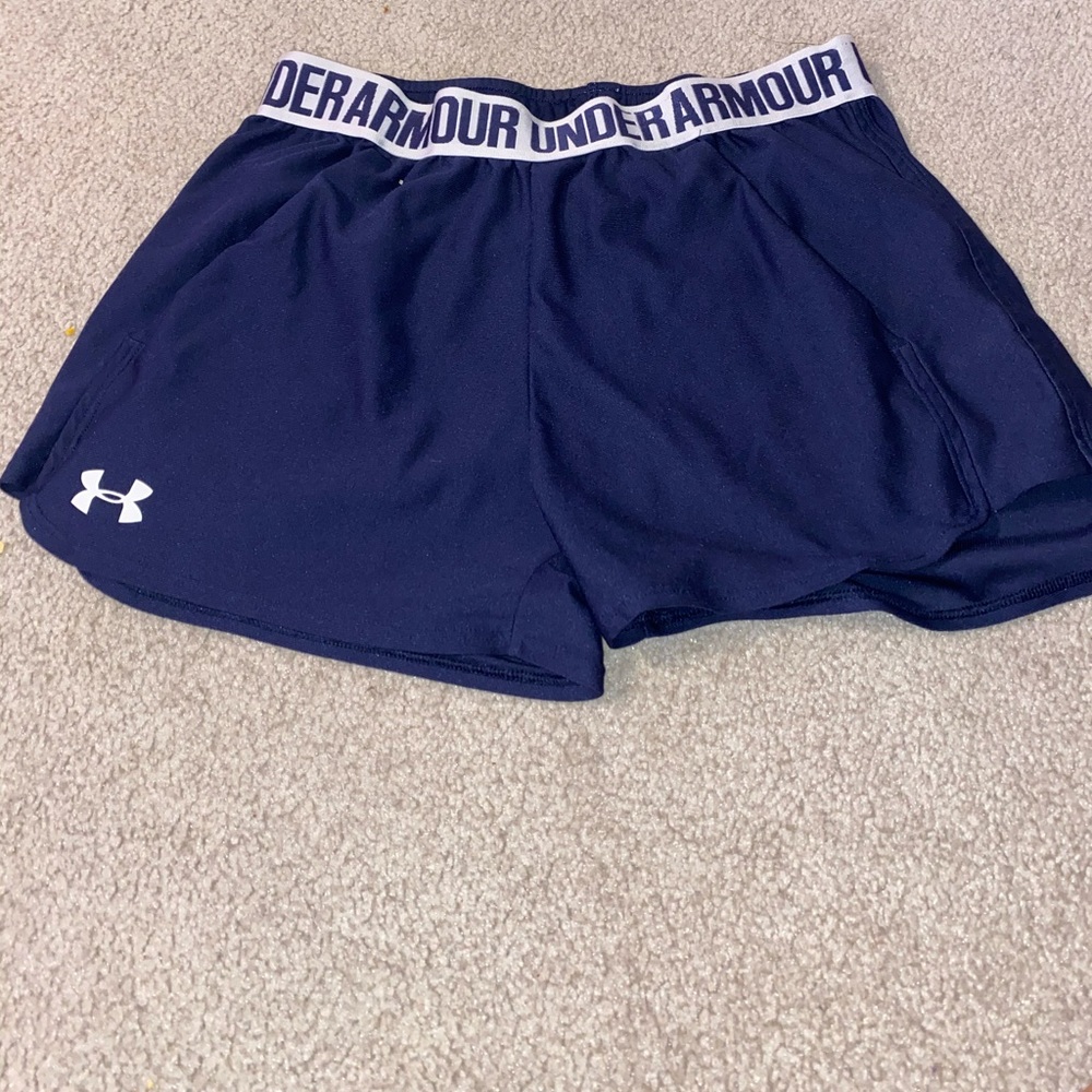 Navy Under Armour Shorts (size S)